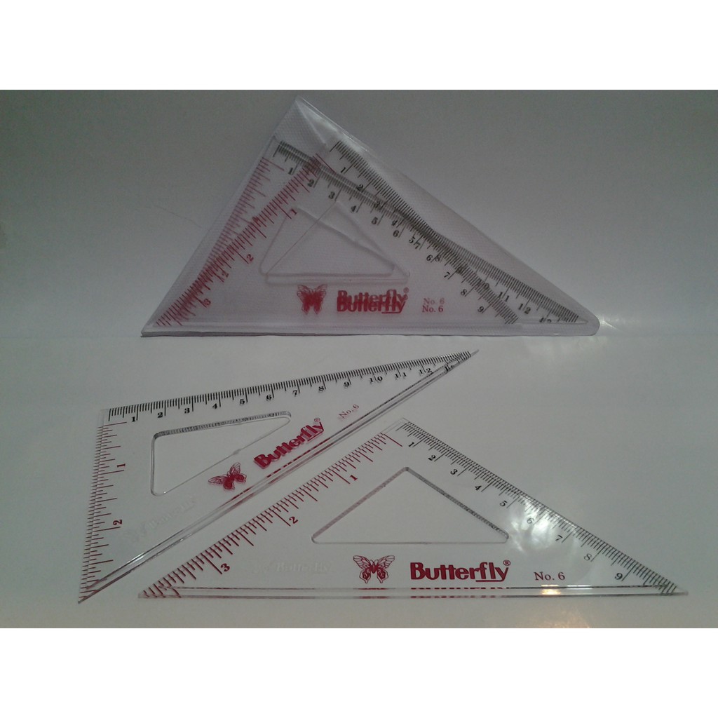 

Penggaris segitiga no.6 butterfly