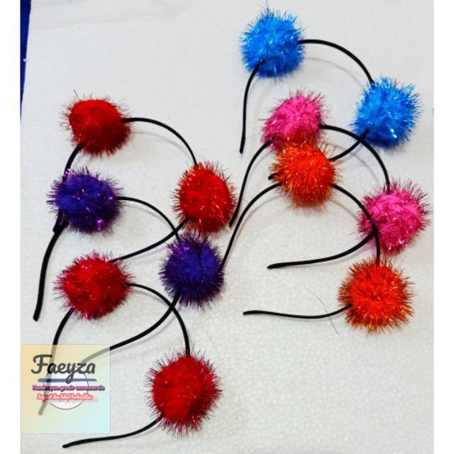 grosir  Bando bulu rambutan isi 6 pcs.