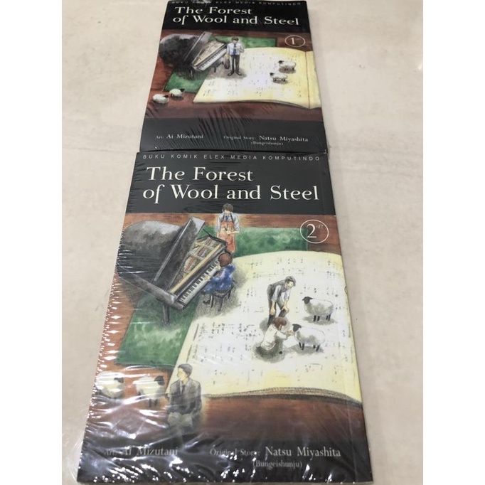 Buku komik the forest of wool and steel cabutan