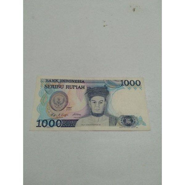 uang Kuno 1000 sisinga mangaraja atau sisingamangaraja asli