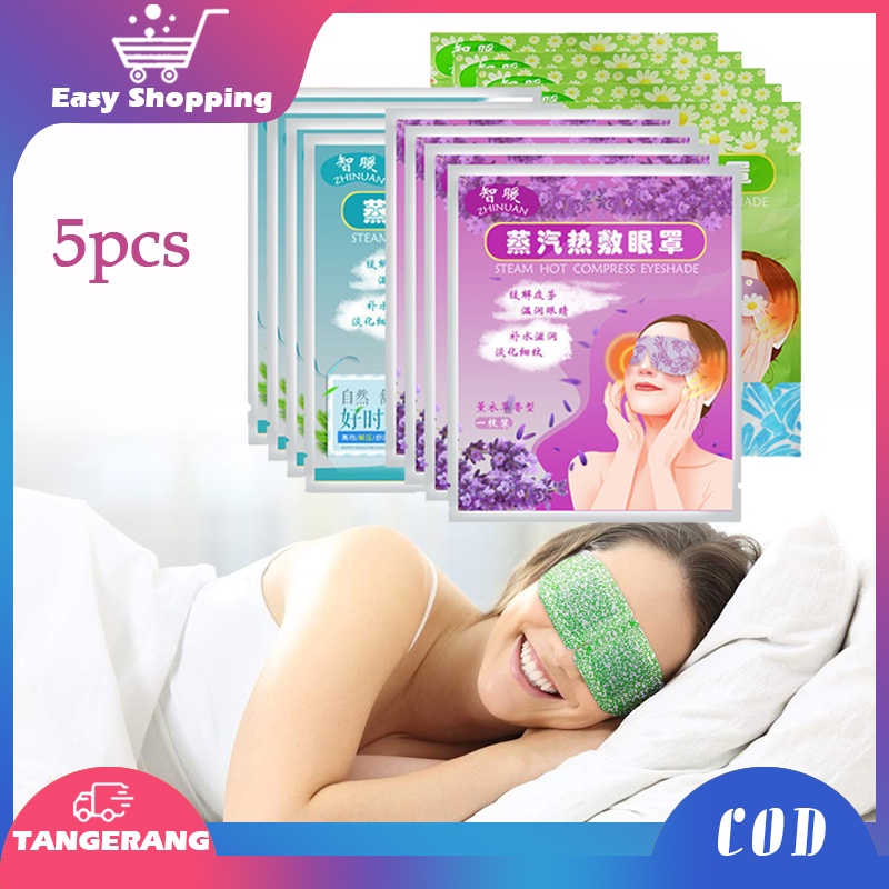 5pcs Masker Mata Steam Eye Mask Relaxing Eye Mask Masker Mata Penghangat