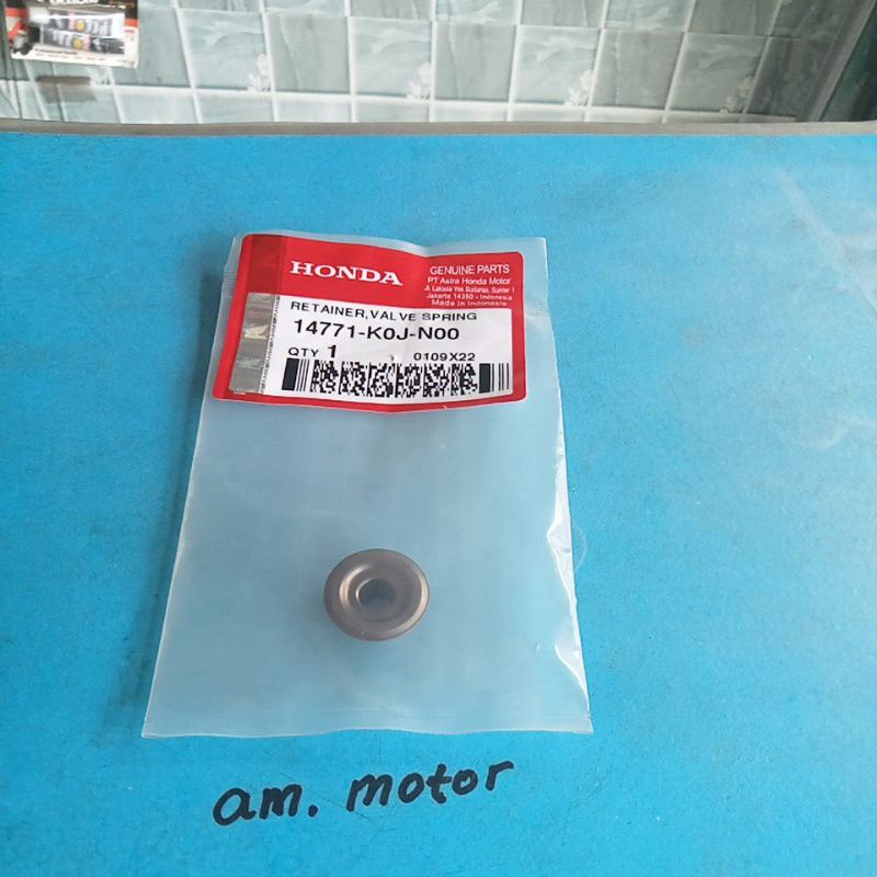 ring topi klep, retainer, KOJ, beat deluxe  LED, Honda ori, harga per 1 pcs