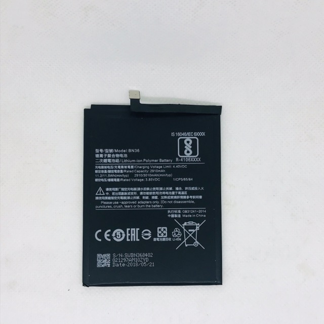 BATERAI/BATRE BN36 XIAOMI 6X/MIA2 ORIGINAL 100%