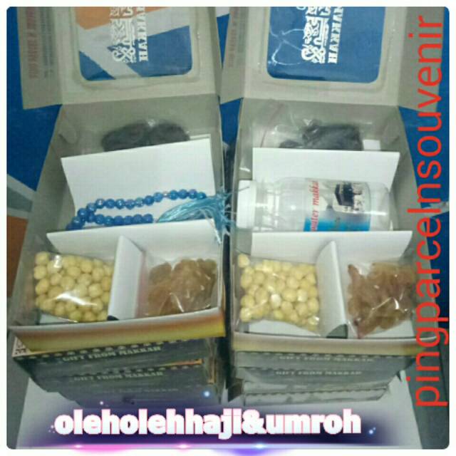 

Paket oleh oleh haji & umroh isi 50 box