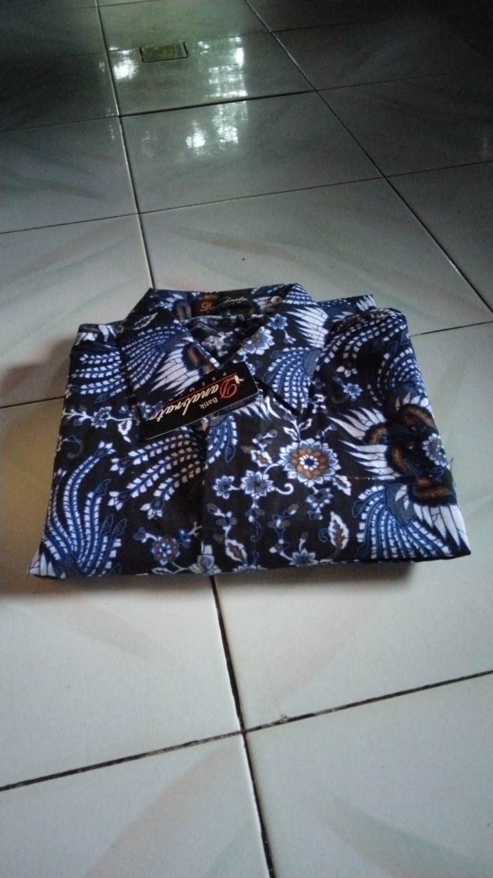 Bisa Cod Batik Danabrata Kemeja Batik Pria Lengan Panjang Motif Sayap Jagad Kode 035 Size M L Xl Xxl