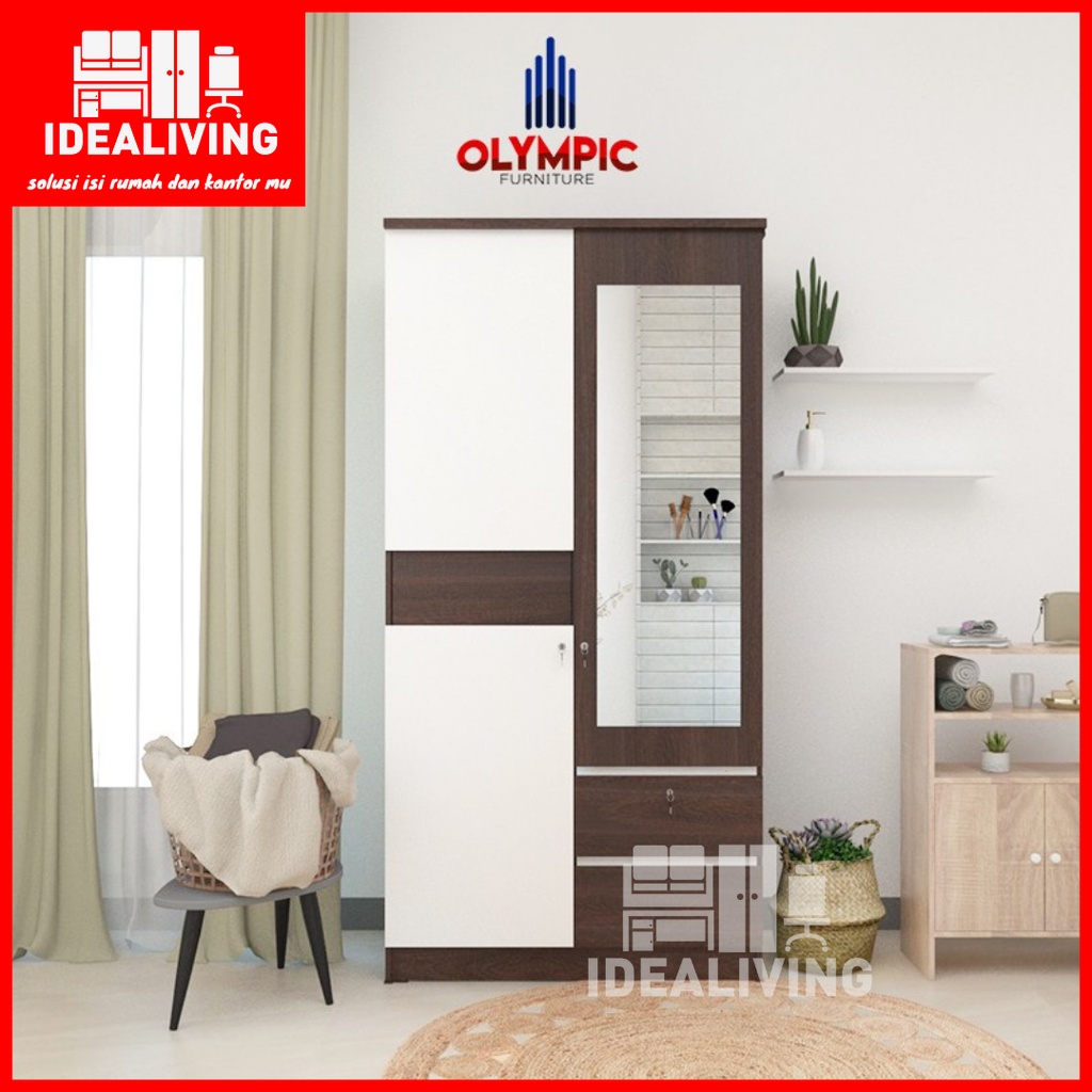 Lemari Kayu/ Lemari Pakaian 2 Pintu/ Lemari Baju 2 Pintu