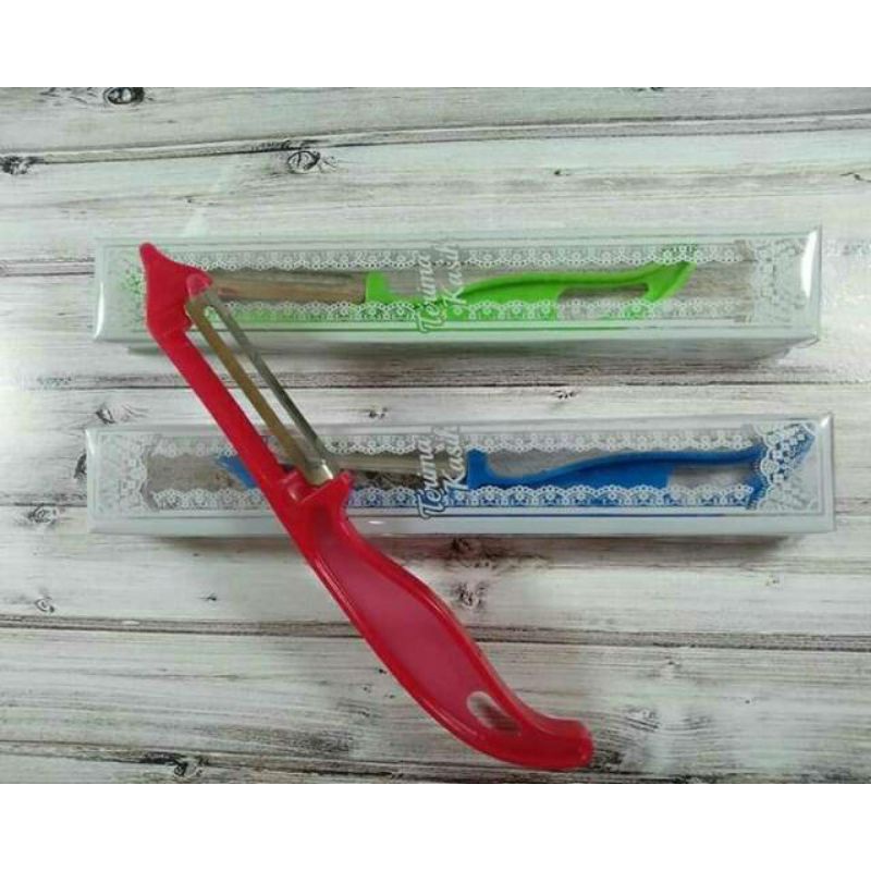 100 pcs souvenir pisau serut kecil kemas mika