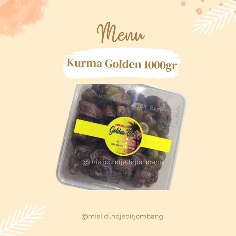 

KURMA GOLDEN VALLEY 1Kg || KURMA ENAK