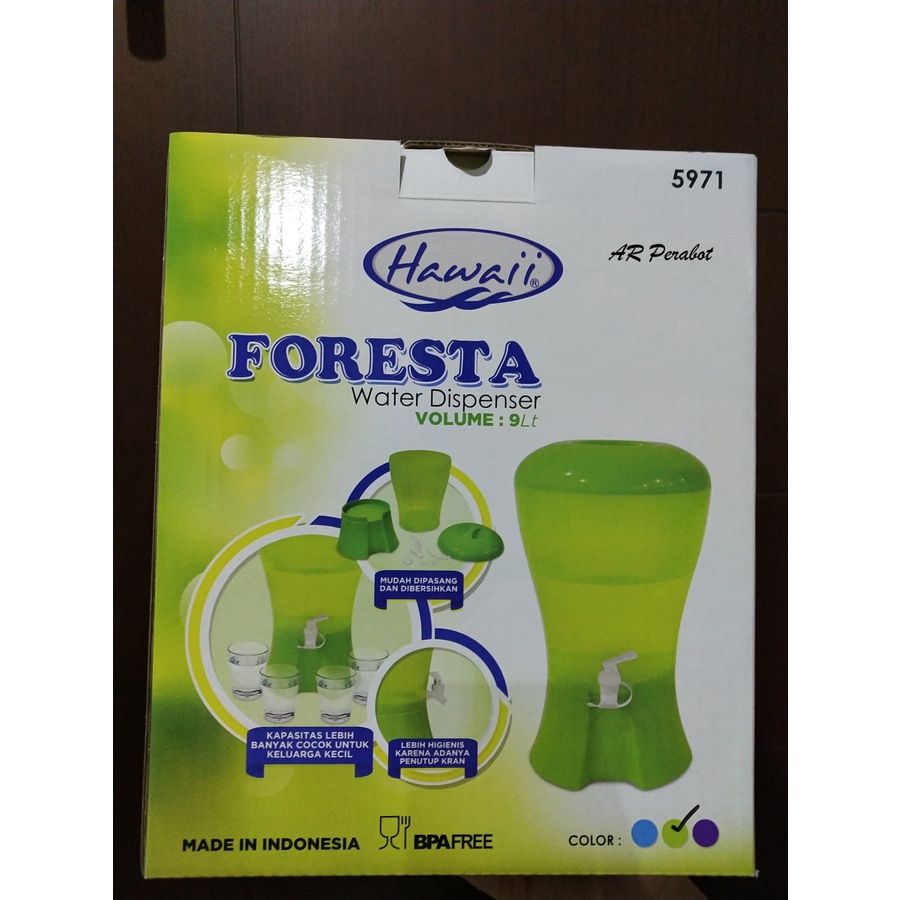 HAWAII Water Dispenser 9 Liter FORESTA 5971