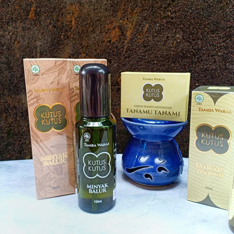 Minyak Kutus Kutus Herbal Organic 100 ml /  Minyak Kutus Kutus Bali / Kutus-Kutus Ori Bali