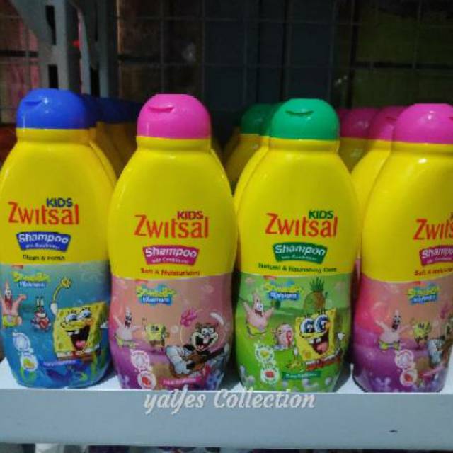 Zwitsal kids shampoo 180 ml natural shampo kemiri seledri aloe vera switsal natural soft sampo anak