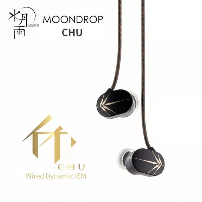 Moondrop Earphone IEM CHU High Perfomance Dynamic Driver - Garansi Resmi 1 Tahun Casei