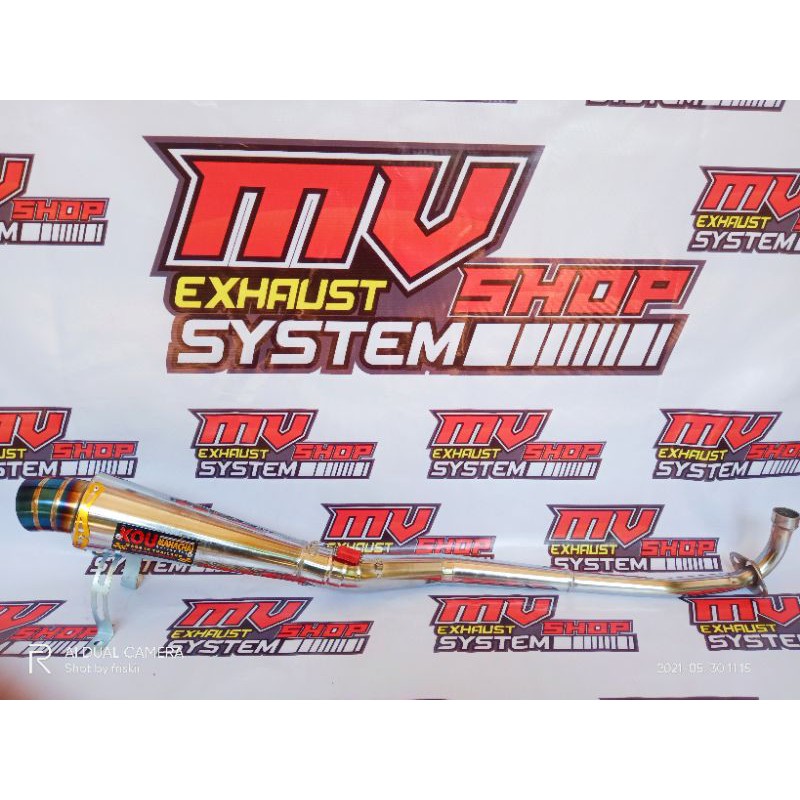 Knalpot kou vega jupiter supra kharisma revo smash