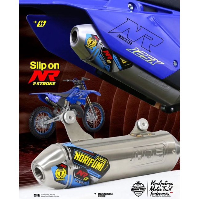 Knalpot YZ125 YZ250x Norifumi NR