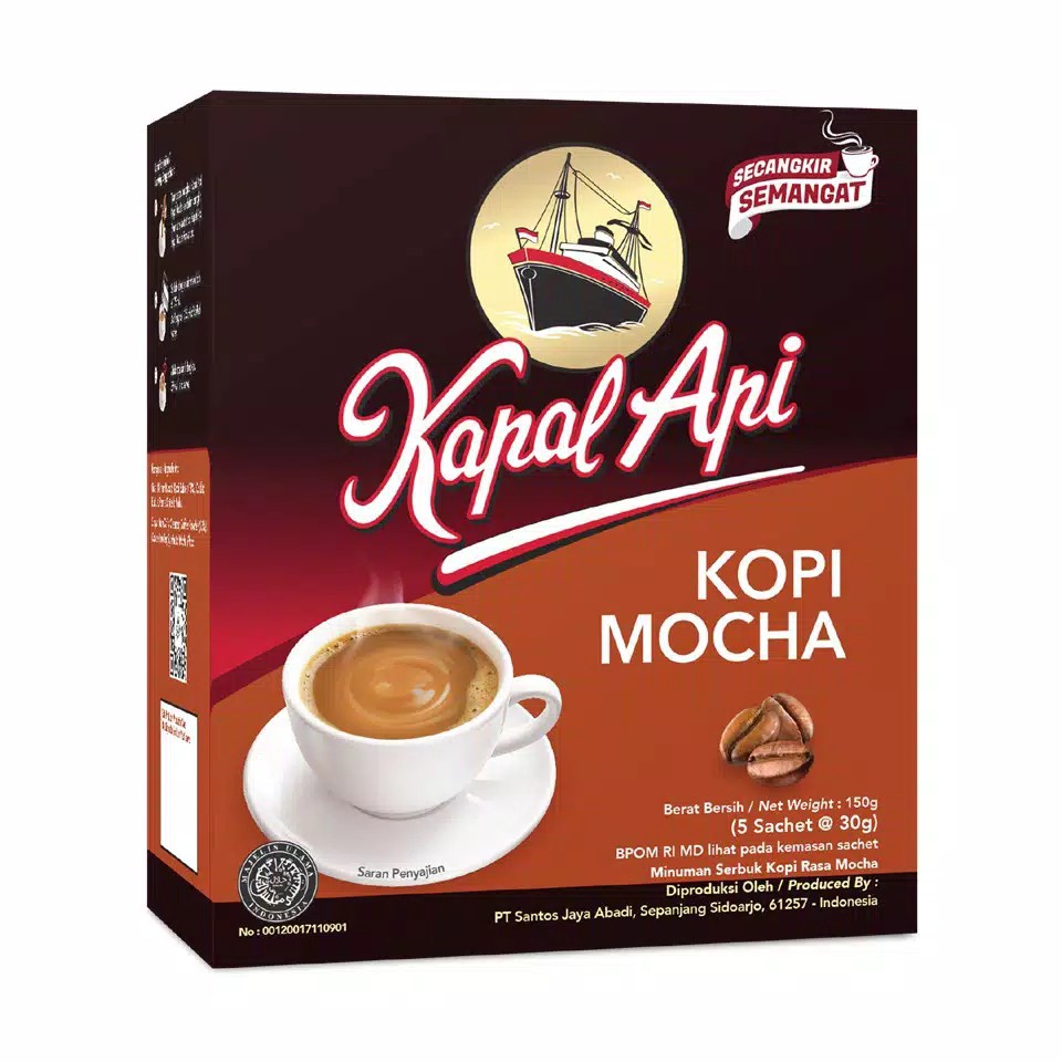 

Kapal Api Mocha Kopi Dus (Isi 5 Sachet Berat 30 Gram)