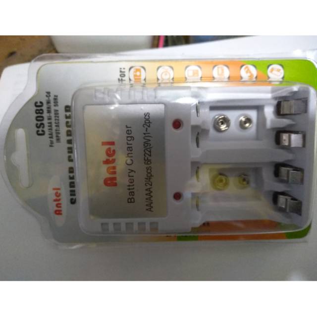 cas baterei  atau battery charger AA AAA 2 dan 4 6F22 9v