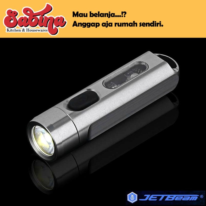 Senter LED Mini Darurat Outdoor USB Rechargeable 120mAh Waterproof