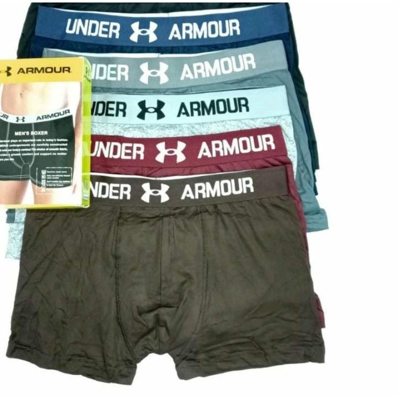 Emago - 3pcs Boxer pria Boxer jumbo Boxer Lelaki / Celana Dalam Pria / Celana Boxer / Underwear Pria / Pakaian Dalam Pria Dewasa / Sempak Cowo / Boxer Murah Warna Ukuran