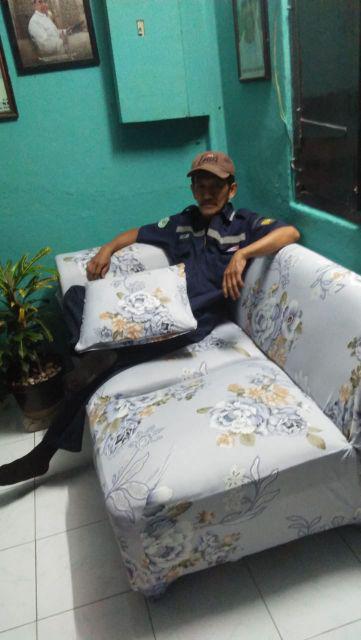 Cover Sofa Motif Menarik Anti-selip Sarung Cover Sofa 1 2 3 4 Seater Sarung Sofa Penutup Sofa