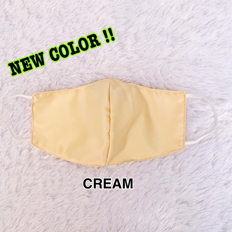 MASKER SATIN / HIJAB HEADLOOP &amp; NON / 2 PLY &amp; 3 PLY BUSA / KAIN SATIN POLOS / FASHION