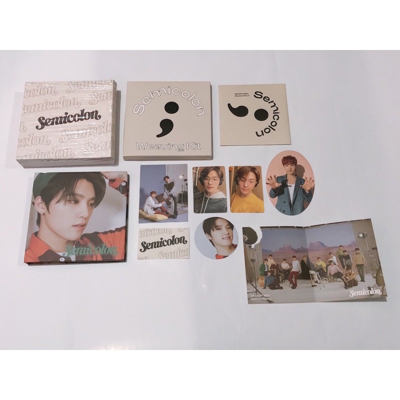 ALBUM SEVENTEEN SEMICOLON DINO SET