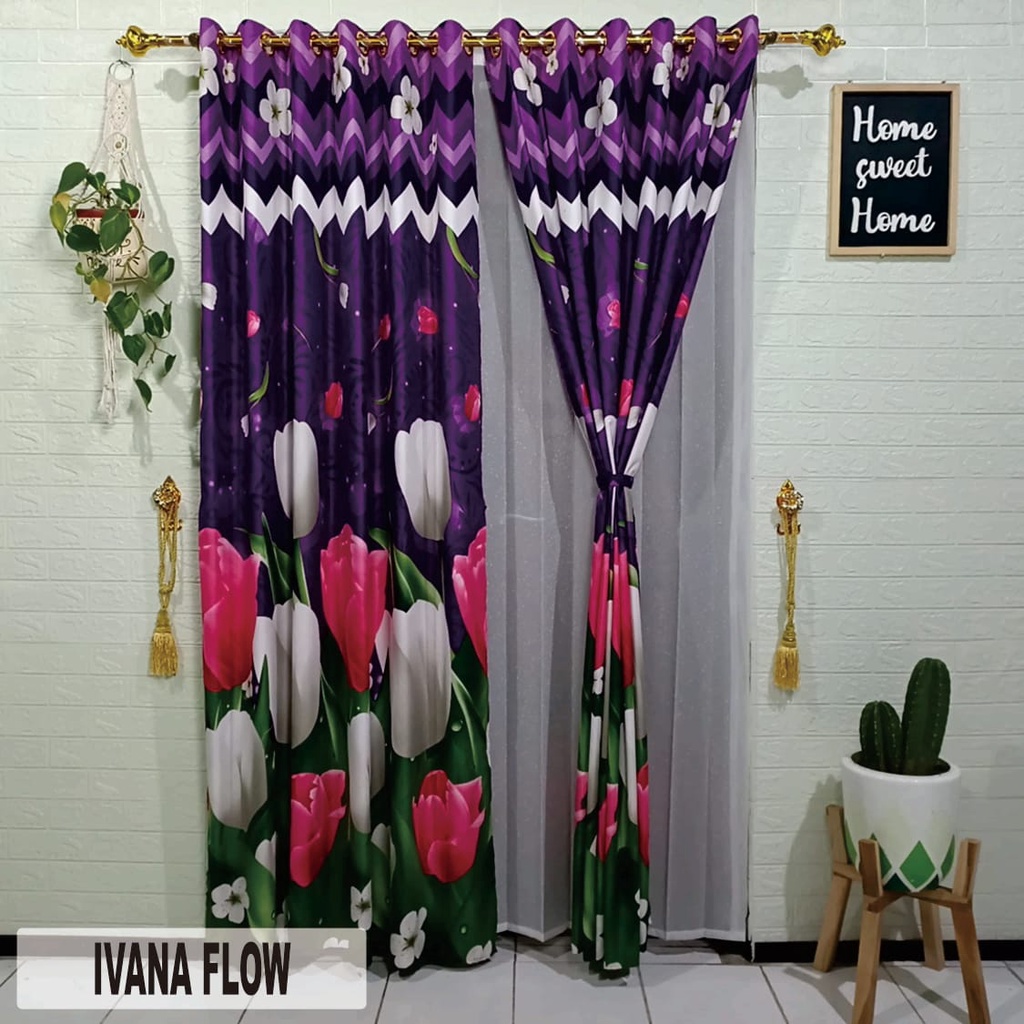 GORDEN TULIP MERAH PUTIH SMOKERING 12 UK.135X220