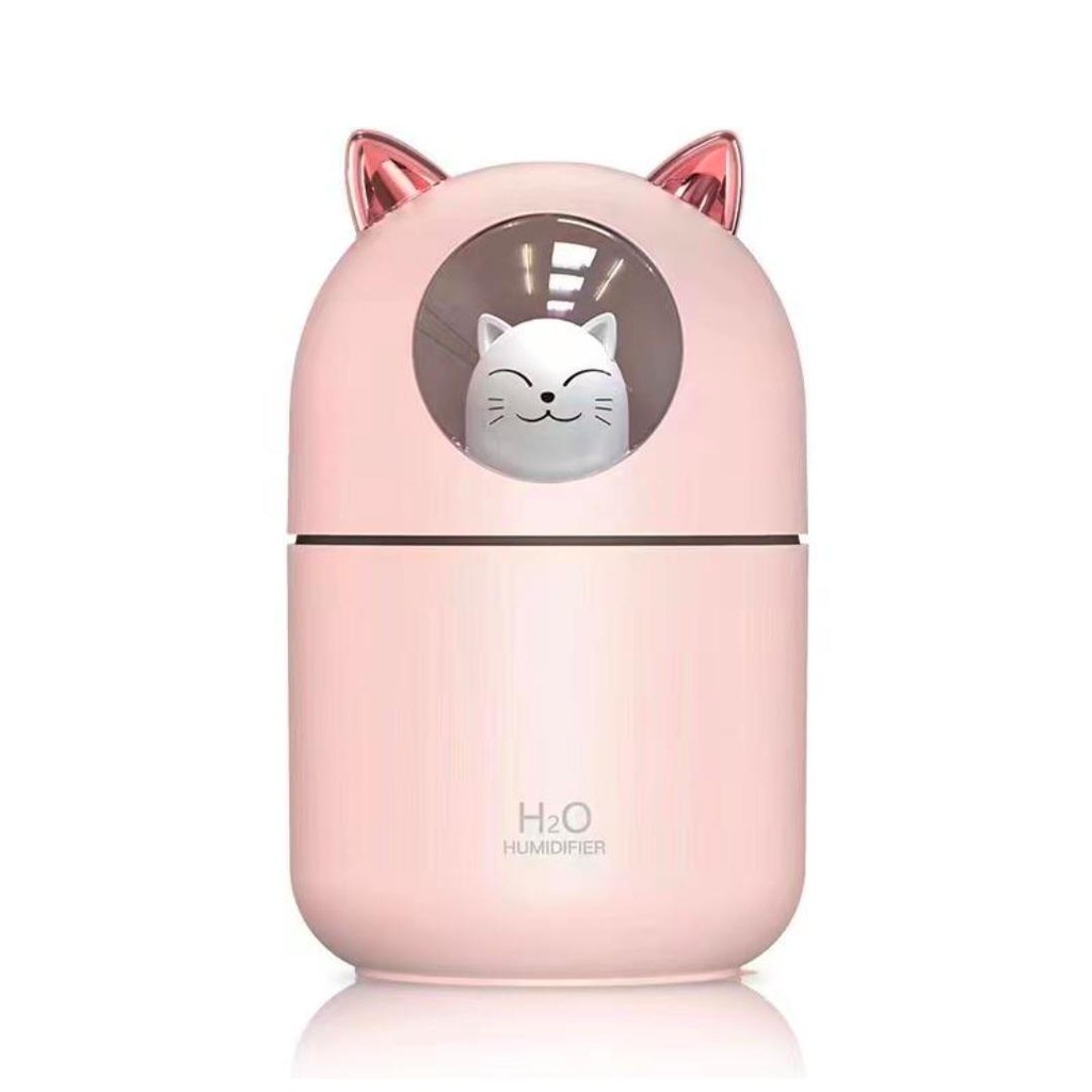 Humidifier Cat Diffuser Aroma Terapi Essential Oil 200ML / Diffuser Aroma Terapi Pengharum Ruangan