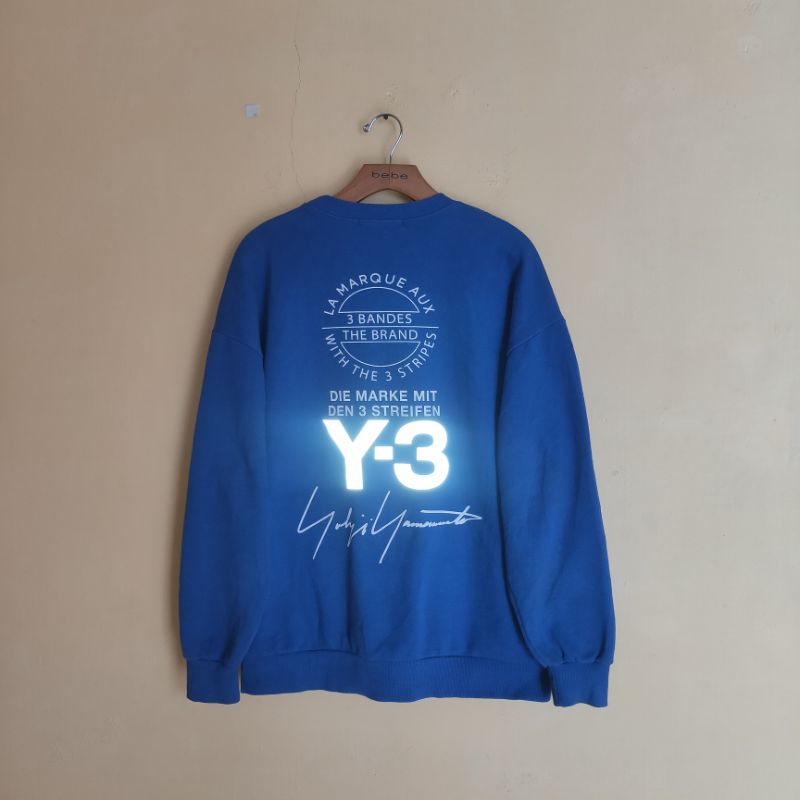 Y-3 Yohji Yamamoto X Adidas Crewneck Reflective