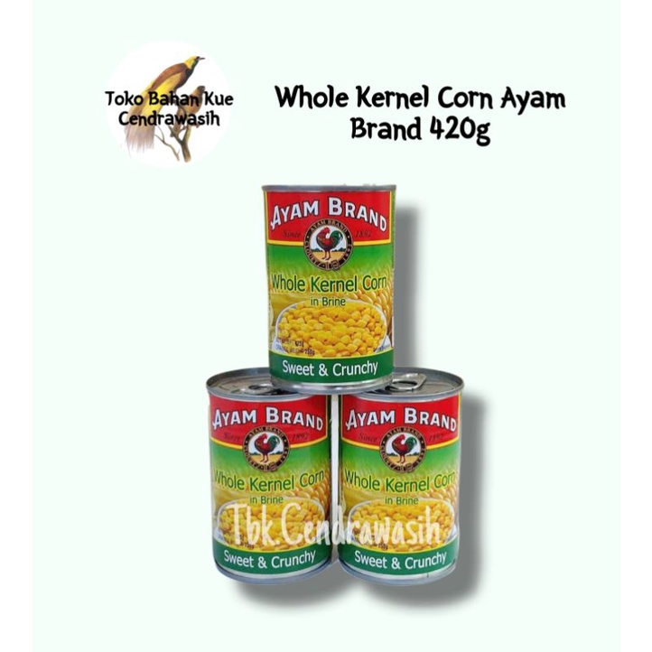 

Whole Kornel Corn Ayam Brand 420g