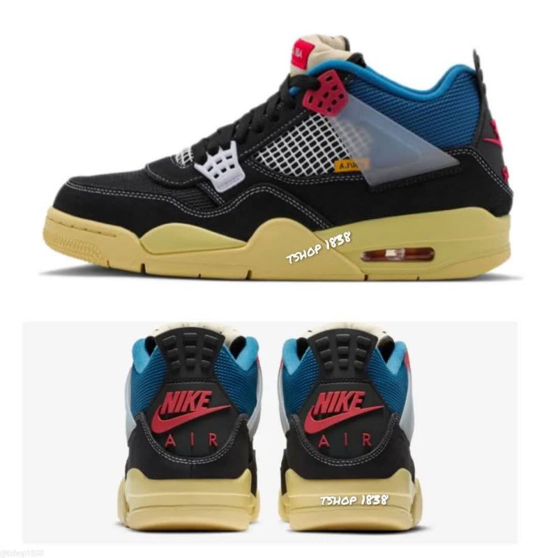 Nike Jordan 4 Retro union off noir brigade blue dark smoke