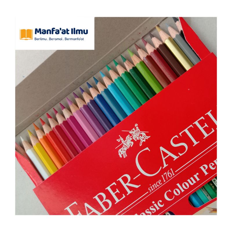 

Pensil Warna Faber Castell 24 Warna - Panjang