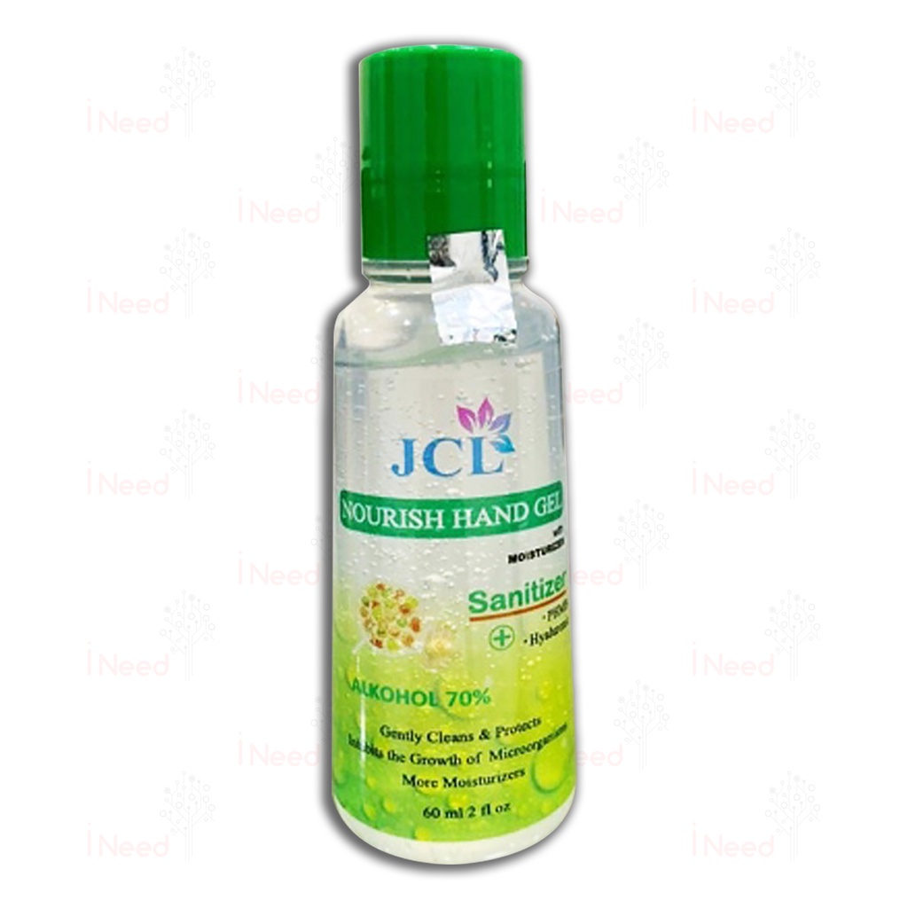 (INEED) (60ml) JCL Hand Sanitizer bpom alkohol 70% - JCL Nourish Hand Gel with Moisturizer