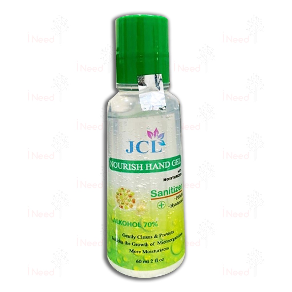 (INEED) (60ml) JCL Hand Sanitizer bpom alkohol 70% - JCL Nourish Hand Gel with Moisturizer