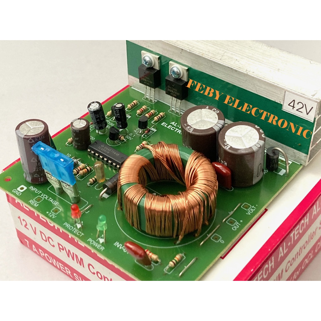 KIT INVERTER 42 VOLT CT INPUT 12 VOLT CONVERTER DC TO CT