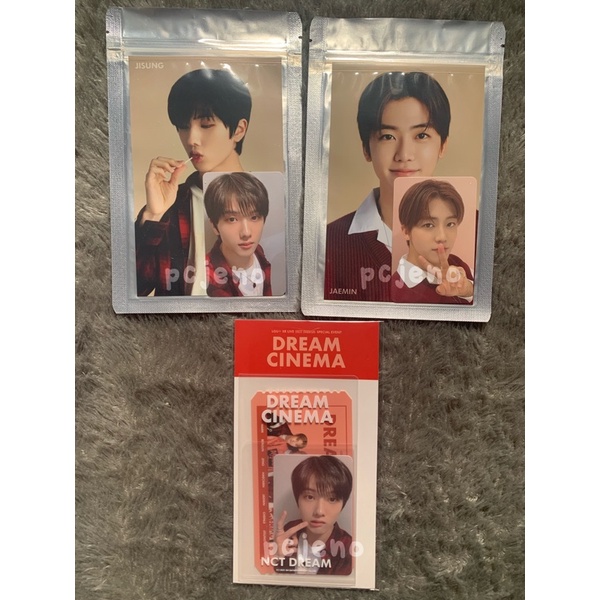 [READY STOCK] MD NCT DREAM CINEMA 4x6 SET JISUNG JAEMIN, AR CINEMA SET JISUNG OFFICIAL