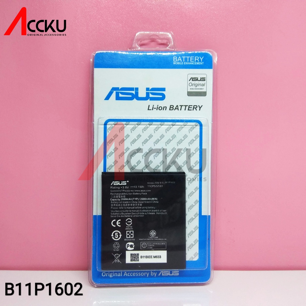 BATERAI BATTERY ASUS ZENFONE 3 GO GO LTE 5 INCH B11P1602