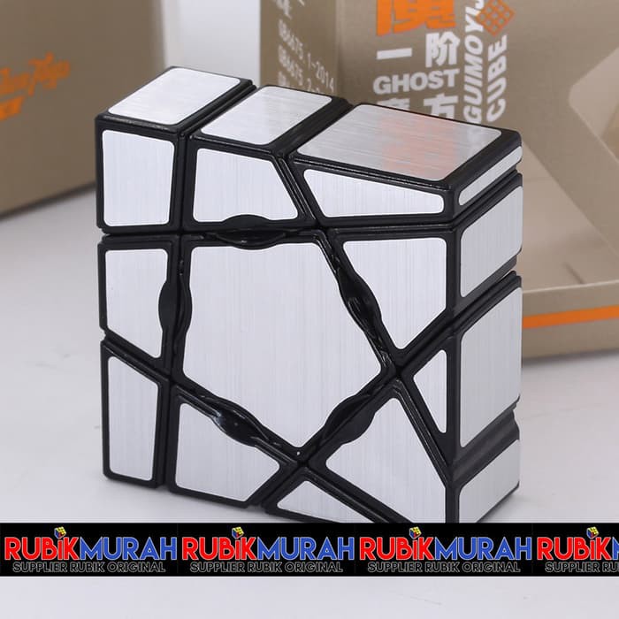 Pelumas Rubik - Rubik Yongjun - Rubik Kubus Rubik Ghost Cube 1X3X3 Yj Silver Produk Terbaik