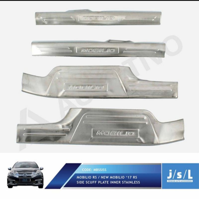 sillplate samping Mobilio inner stainless jsl