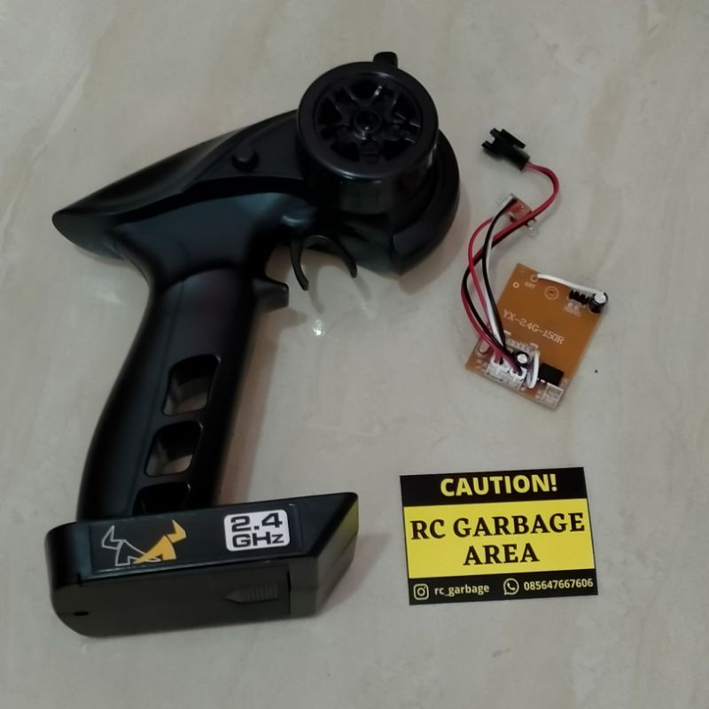 Remote RC set transmitter receiver pcb 2.4Ghz Mn propo