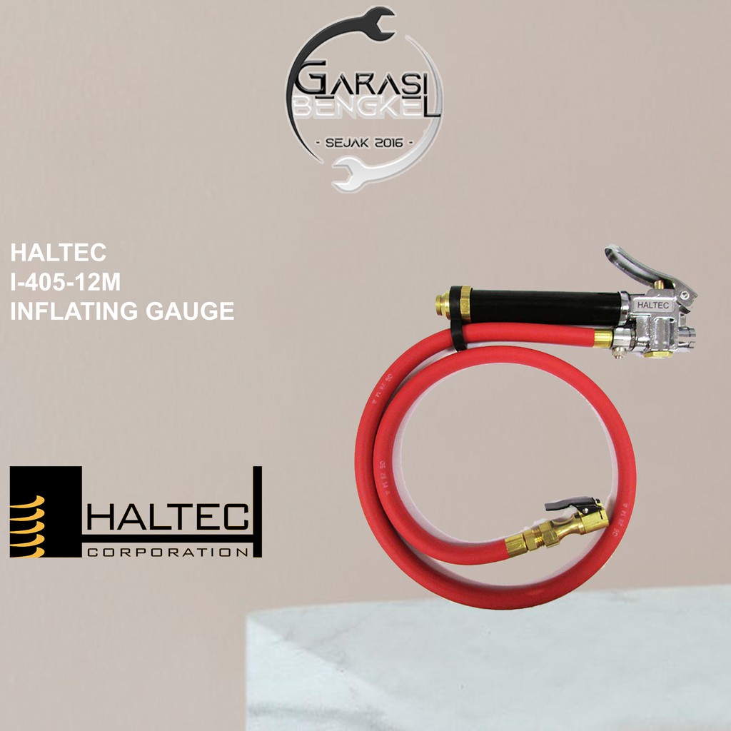 Haltec I-405-12M Inflator Gauge - Pengisian Angin