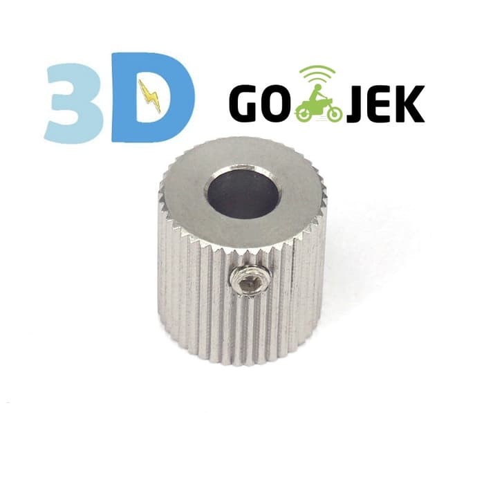 Reprap 3D Printer Stainless Steel Extruder Gear 40 Teeth