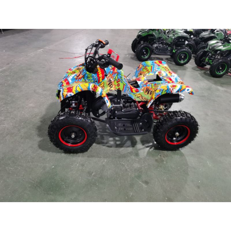 MOTOR ATV HUNTER 2TAK 50CC GAS TANGAN ~MAINAN MOTOR ANAK