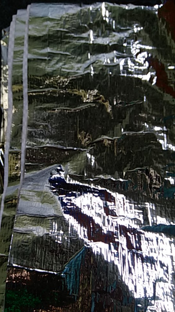 Aluminium Foil Single Per Meter/alum Foil/woven Single/peredam Panas/insulasi Aluminium/insulation