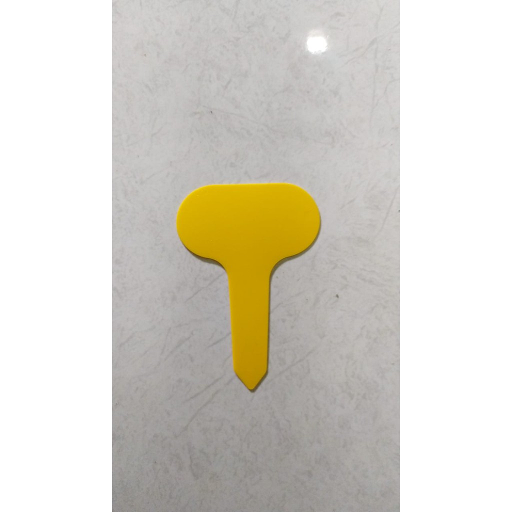 

Label Tanaman / Plant Label ,Model Tipis, 48x68mm - Kuning