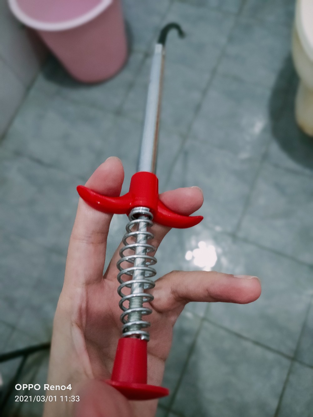 Alat Capitan Pengambil Kotoran Sumbatan Pipa Saluran Wastafel Alat