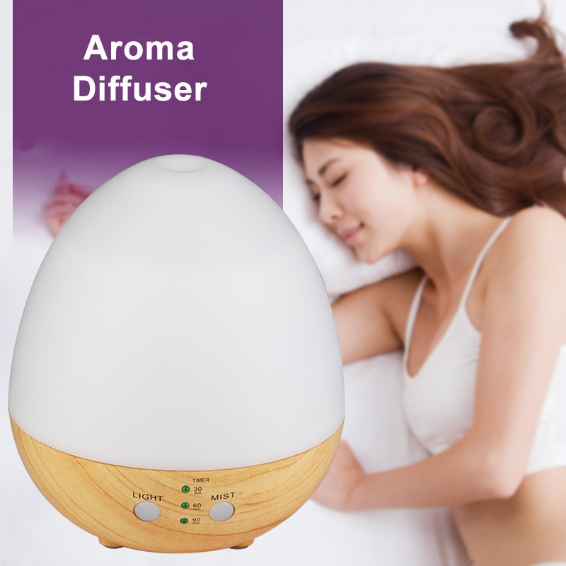 Humidifier Motif Telur Dekorasi Unik Air Humidifier Ultrasonic Lampu Led /difuser /Aromatherapy Egg Timer RGB H25 Tanpa Filter Busa Kapas lampu malam meja