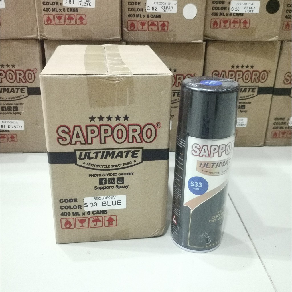 Cat Semprot Sapporo Ultimate S33 Blue