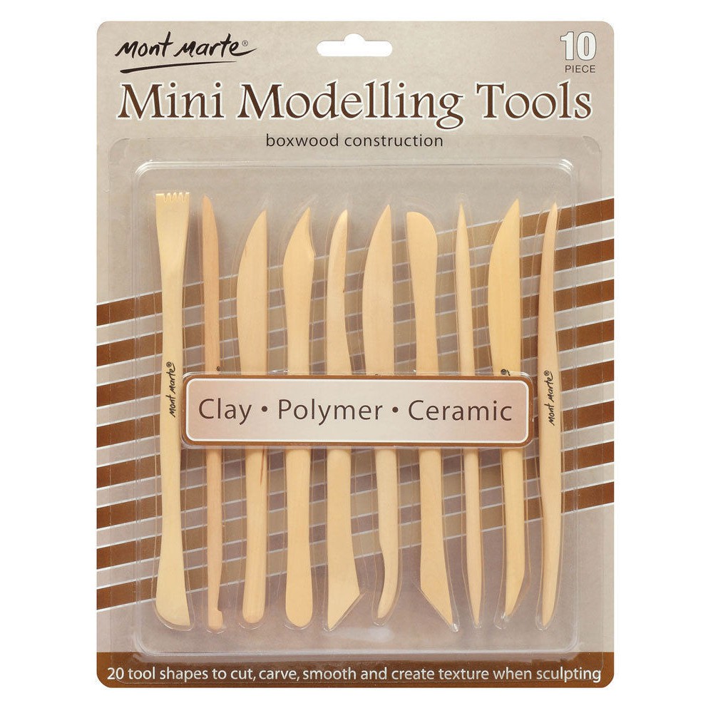 

Mont Marte - Mini Modelling Tools Boxwood Set of 10