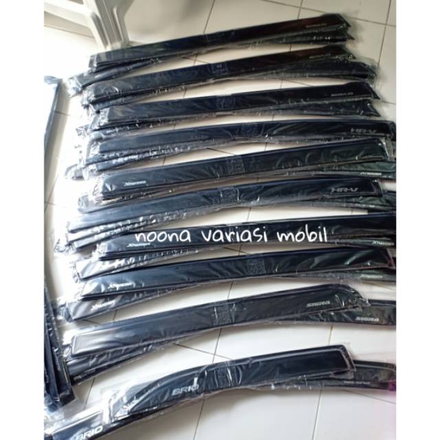 talang air brio lama door visor brio lama slim
