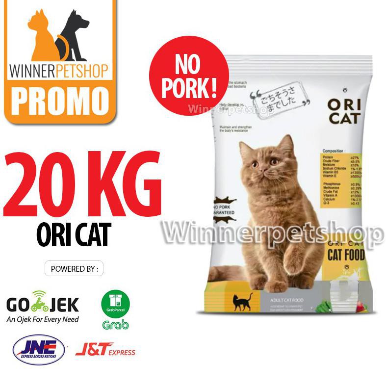 20kg Oricatfood Ori Catfood Makanan Kucing Murah